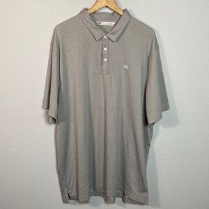 Travis Mathew Pinstripe Golf Polo